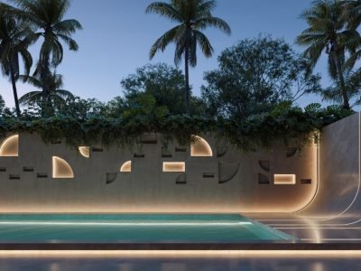 Apartamentos a baira mar Edificio Edificio Atto by Pininfarina piscina