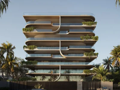 Apartamentos a baira mar Edificio Edificio Atto by Pininfarina Frente
